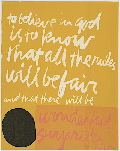To Believe In God (print 1)